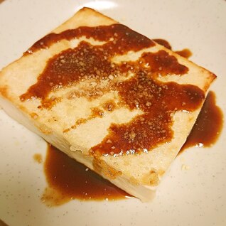【和食料理】五箇山豆腐ステーキチーズソース味